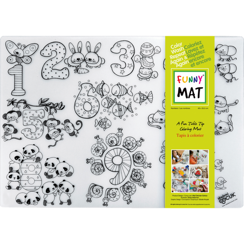 Image MAT FOR COLORING NUMBERS