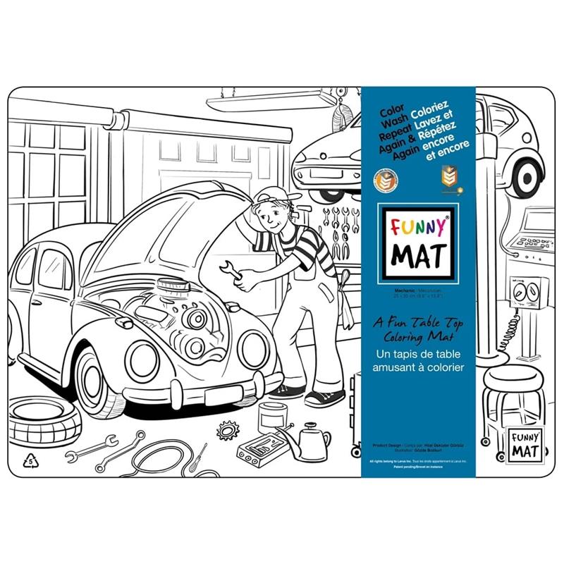 Image COLORING MAT MECHANIC