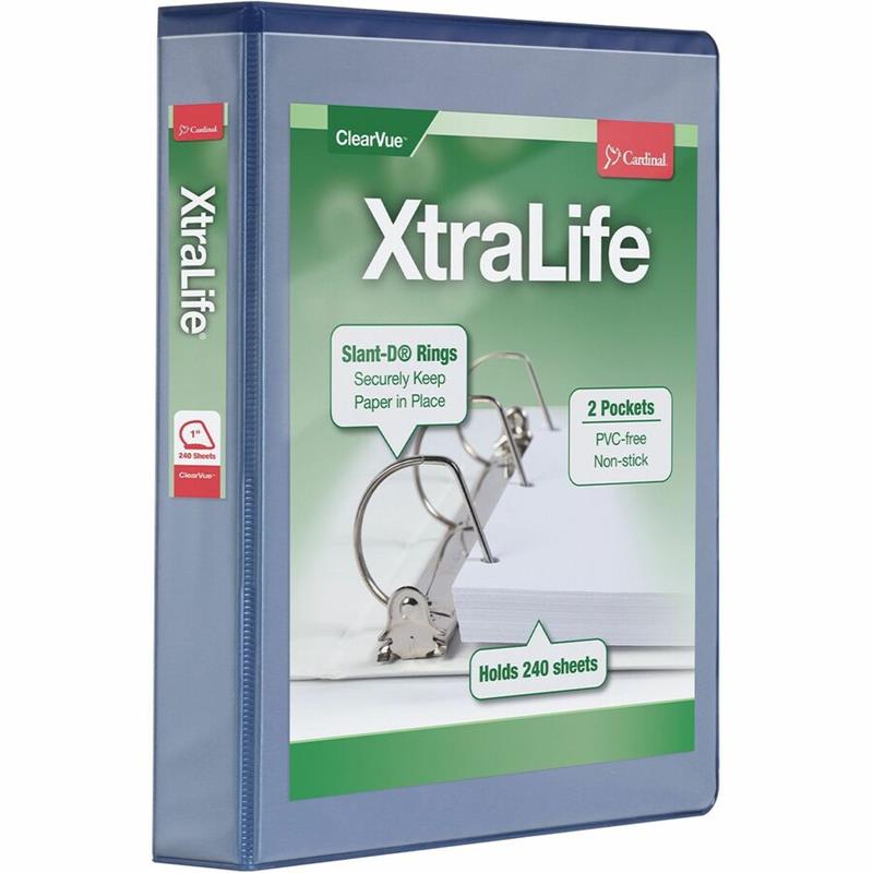 Image XtraLife® ClearVue® Locking Slant-D® Binders
