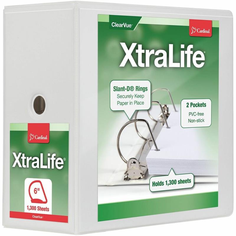 Image XtraLife® ClearVue® Locking Slant-D® Binders