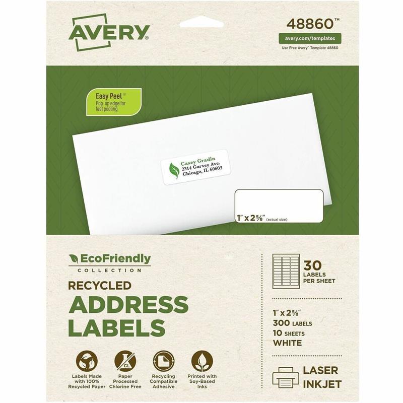 Image EcoFriendly White Mailing Labels