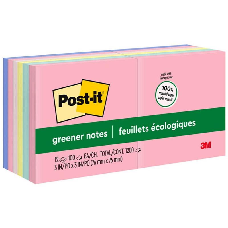 Image Post-it® Greener Notes - Sweet Sprinkles Collection