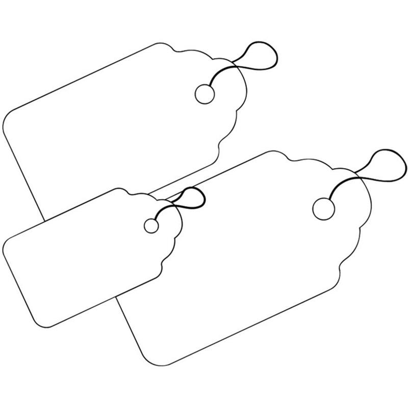 Image White Identification Tags with Strings