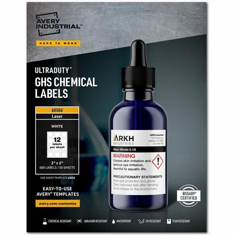 Image UltraDuty™ GHS Chemical Labels