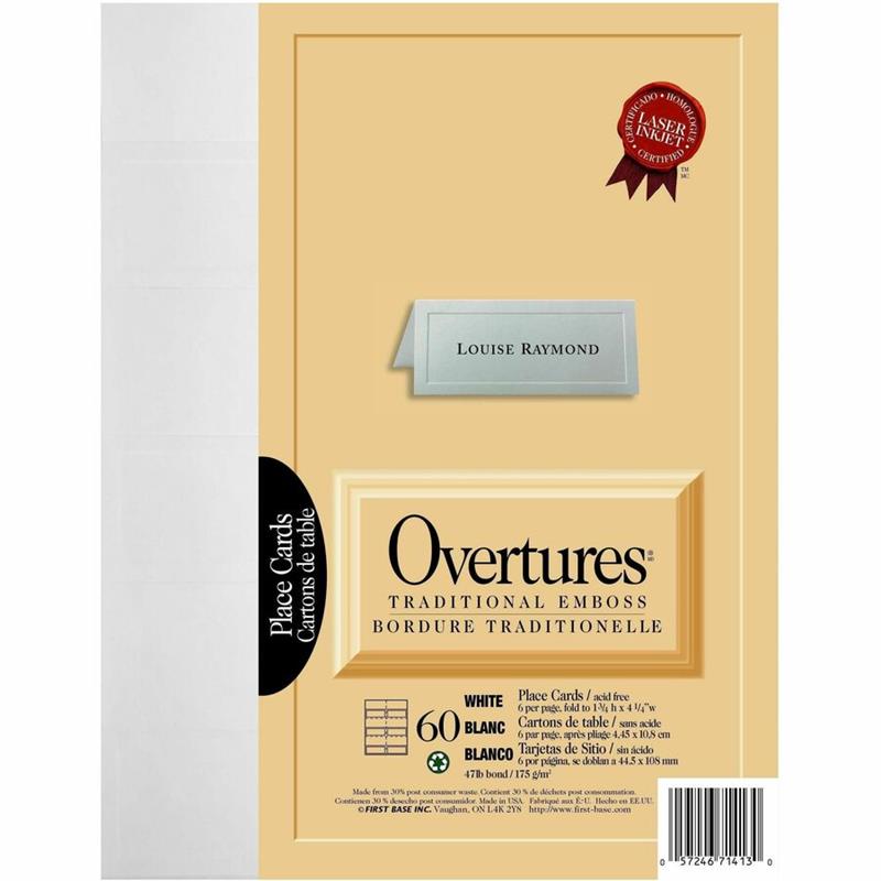 Image Overtures® Traditional Place Card
