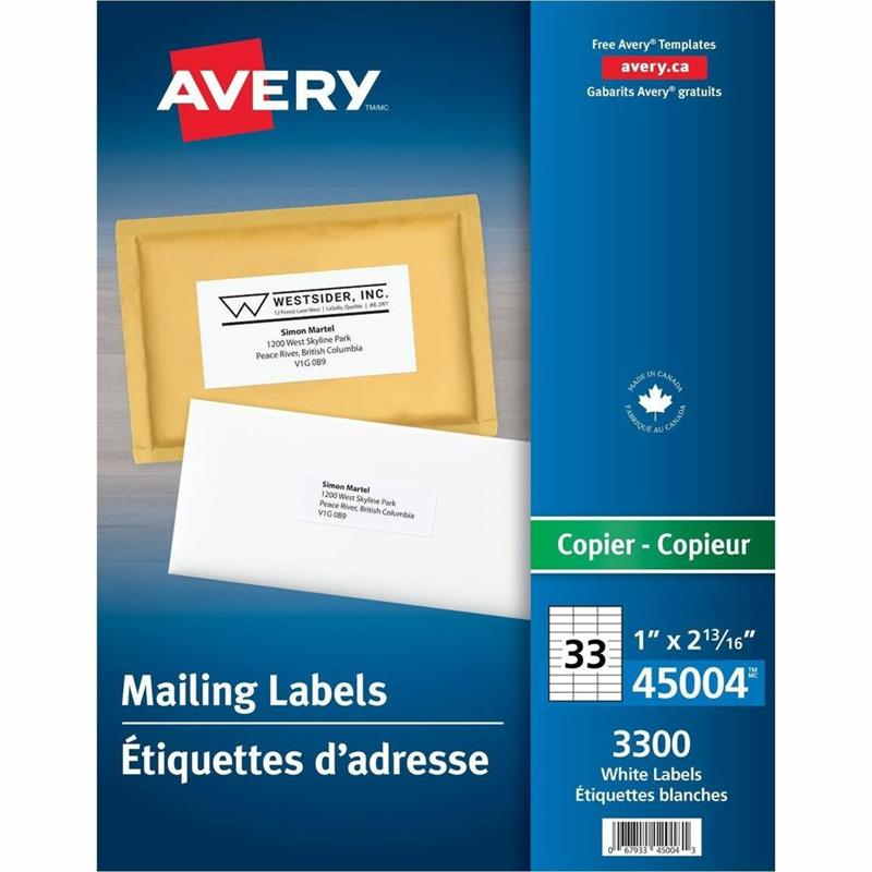 Image White Mailing Labels for Copier