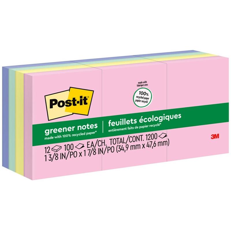 Image Post-it® Greener Notes - Sweet Sprinkles Collection